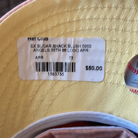 Hat Club Exclusive New Era Sugar Shack 59/50 LA Angels 35th An. 86 Logo sz 7 3/8 - Picture 4 of 4